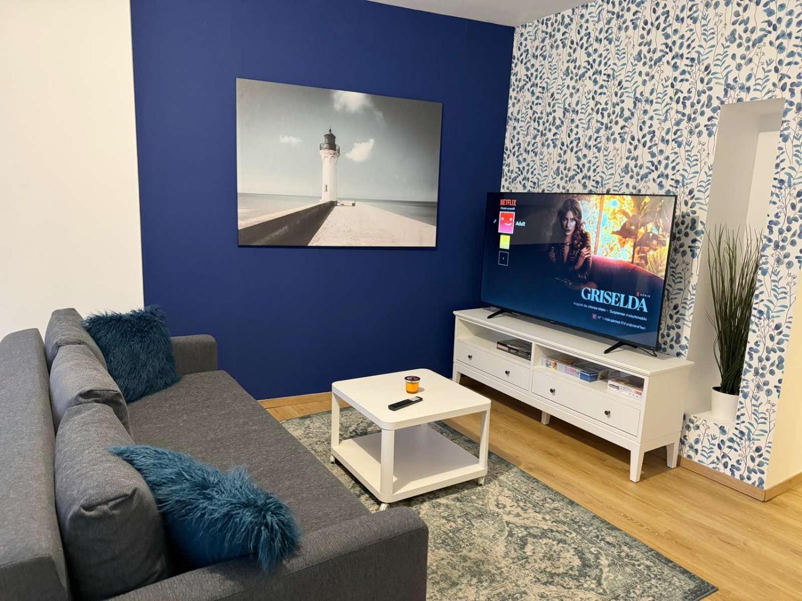 24 Chic & Cosy Grand Appart 88M2 Parking Gratuit Hypercentre Netflix Saint-Etienne  Eksteriør billede